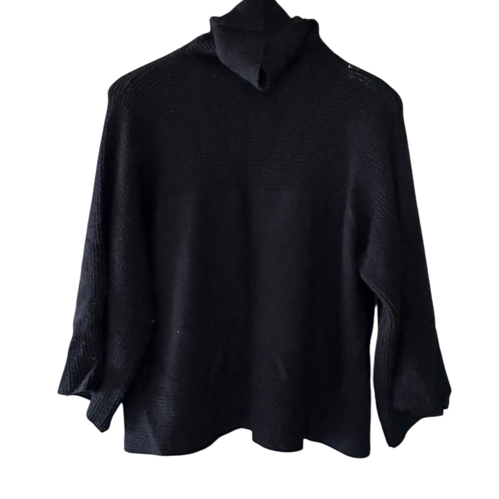 Classic Black Cowl Neck Sweater